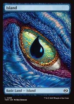 Island Tarkir- Dragonstorm Dragon's Eye Lands